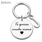 Te Quiero Mucho Mamá Spanish Best Mothers Gifts Keychain Charms Family Jewelry Pendant Keyring Birthday Christmas Gifts for Mom