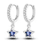 Bulbusbow 925 Sterling Silver Flower Dream Catcher Hoop Earrings for Women