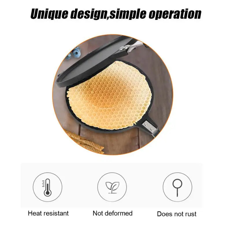 Egg Roll Waffle Maker Nonstick Cake Mold For Home Bakeware Mini Ice Cream Cone Tool Baking Pastry Utensils Kitchen Supplies