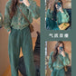 Sweet Style High-end Outfit 2023 Autumn and Winter New Women's Slim Fit Sweater High Waisted Pants Two-piece Set