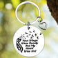 New Your Wings Were Ready But My Heart Was Not Keychain Pendant Memorial Key Chains Mom Dad Grandpa Grandma Christmas Gift