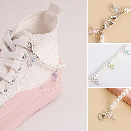 Shoelace Accessories Shoe Decoration Shoelace Buckle Shoes Charm Accessories Shoe Chain Shoe Charm Lace Lock DIY Sneaker Kits