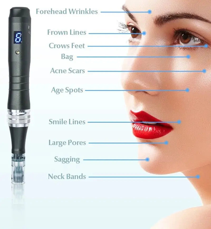 Dr pen Ultima M8 Microneedling Pen Electric Wireless Dermapen M8 With 22pcs Cartridges Microneedle Needling Skin Care Machine