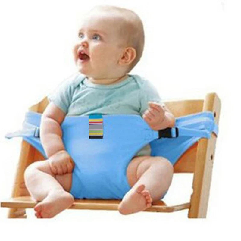 Portable Kids Baby Chair Travel Foldable Washable Infant Dining High Dinning Cover Seat Safety Belt Feeding Baby Care Accessory