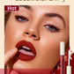 QIBEST Sexy Red Matte Lip Gloss Long Lasting Velvet Liquid Lipstick Lip Makeup Women Beauty Nonstick Cup Waterproof Lipgloss Hot