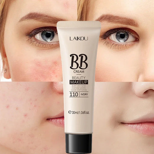 BB Cream Concealer Whitening Brighten Face Foundation 18 Hours Long Lasting Waterproof Moisturizing Makeup Korean Cosmetics 1PCS