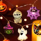 Halloween Party LED String Lights Pumpkin Ghost Spider Web Hanging Lamp For Halloween Home Indoor Outdoor Decoration Props 2025