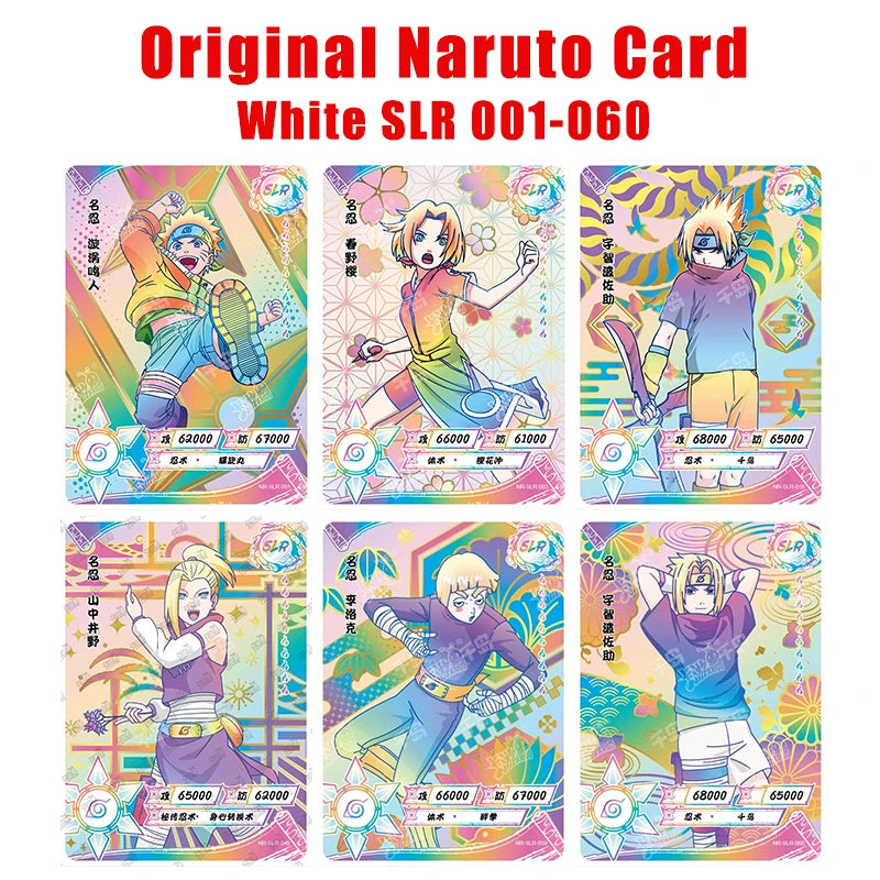 Kayou Naruto Anime Rare Card Full Series BP NR CR MR SP GP UR OR AR CP LR HR SLR ZR BR SSR SR R Complete Set Collection Card