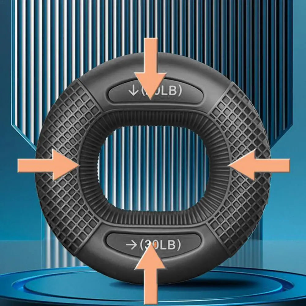 حلقة قبضة الأصابع المصنوعة من السيليكون لتقوية عضلات اليد وتدريب الأصابع وممارسة تمارين توسيع الرسغ وجهاز اللياقة البدنية