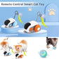 Cat Smart Interactive Car Toy Automatic Moving Remote Mouse Indoor Kitty Ball Toys Controlled Car for Cats Dogs Playing Training