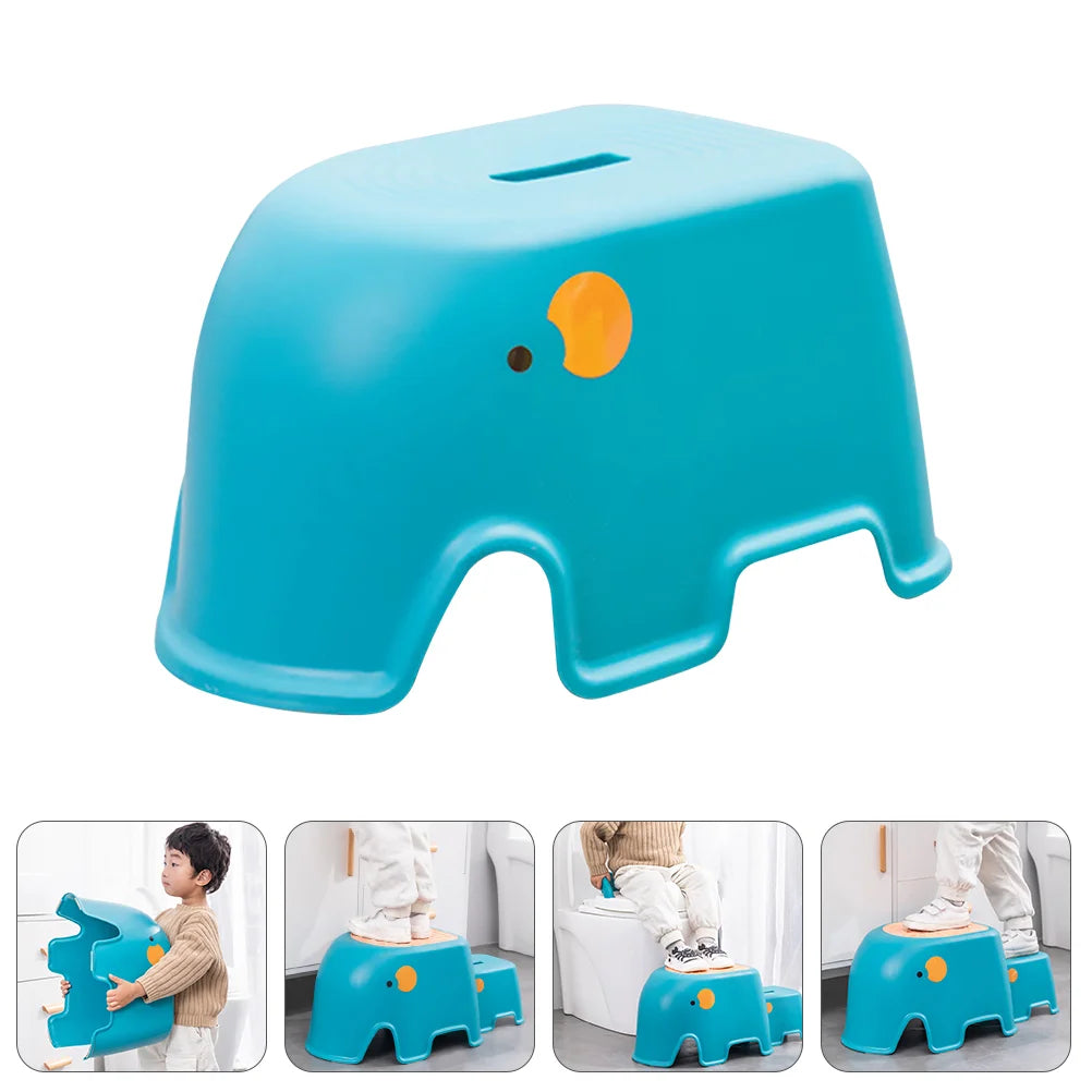 Toddler Step Children's Stool FootChildren's Stool Children's Bathroom Safety Kitchen Friction Cartoon Design Home Steps Baby