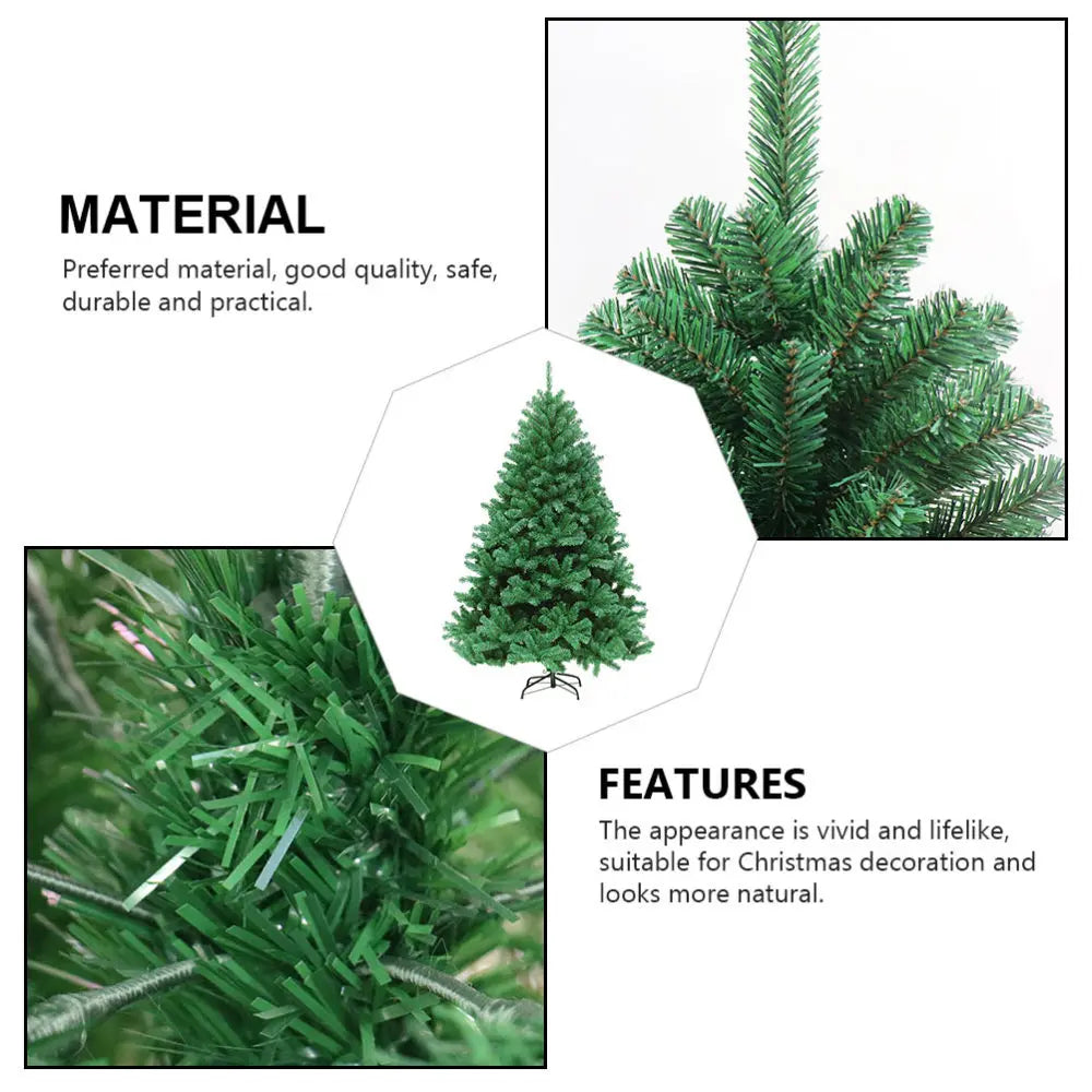 1Pc Christmas Tree Model for Yard Living Room Encrypted Leaf Christmas Tree Decorative Simulation Christmas Tree for Festival