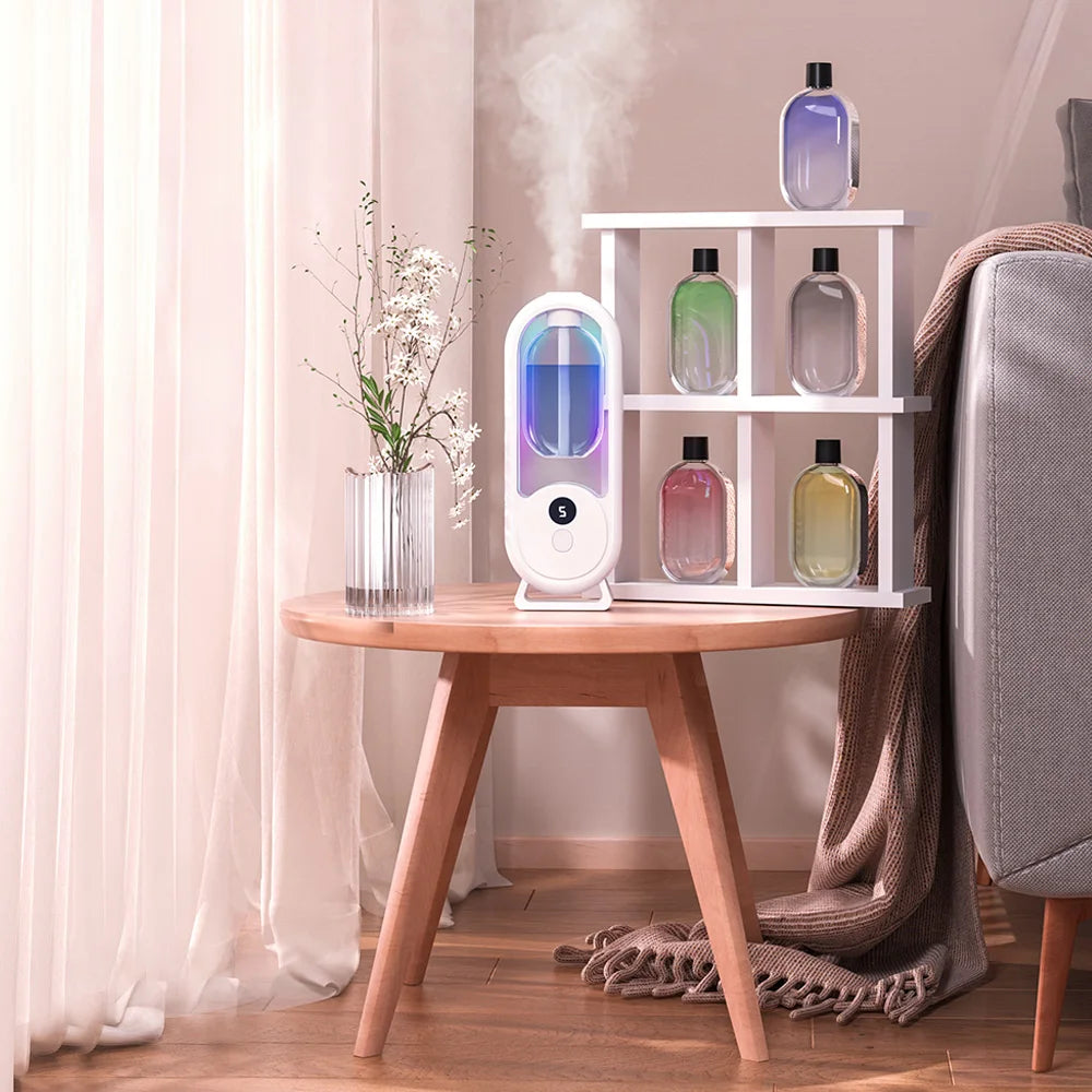 Rechargeable 5-mode aromatic diffuser essential oil aromatherapy machine timed air freshener bedroom living room bathroom