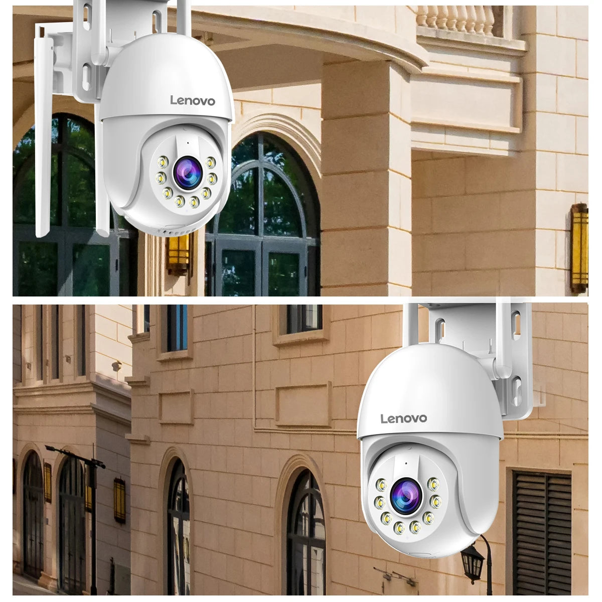 Lenovo 3MP 5MP PTZ WIFI IP Camera Audio CCTV Surveillance Smart Home Outdoor 4X Digital Zoom Color Night vision Waterproof