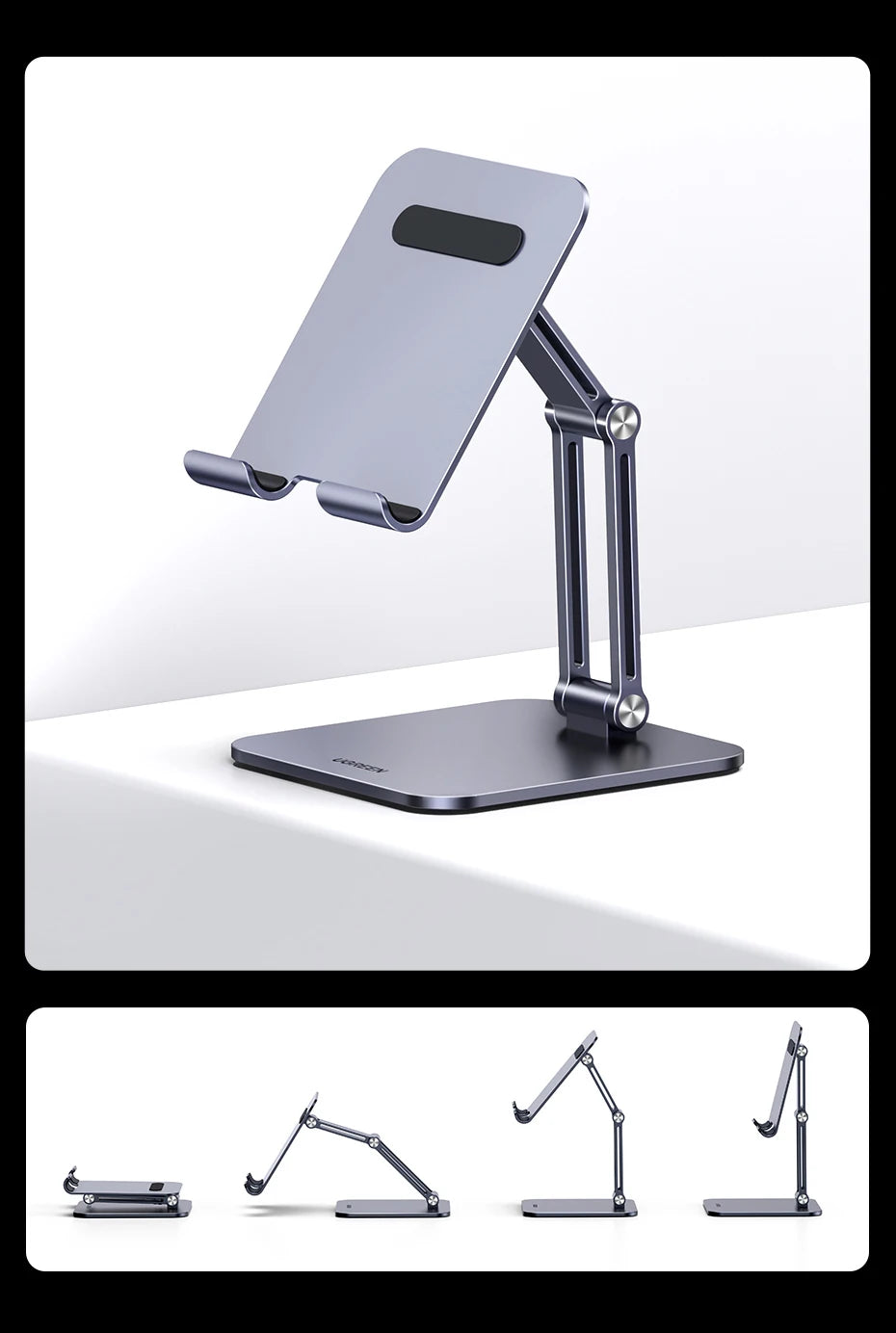 【New-in Sale】UGREEN Tablet Phone Stand Aluminum iPad Stand For iPad Pro iPhone Xiaomi Tablet Support Laptop Stand Tablet Holder