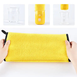 Pet Dog Cat Towels Soft Fiber Towels Water-absorbent Bath Towel Pet Shop Cleaning Towel Pet Supplies