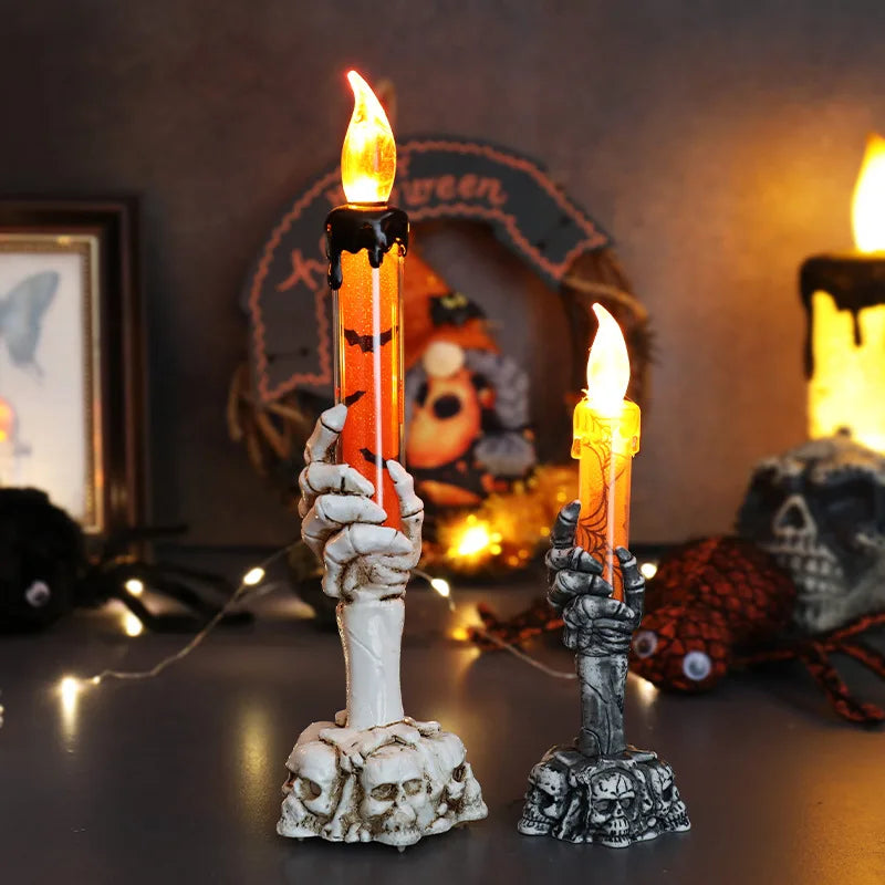 Halloween Led Candle Holder Party Supplies Decorations Lights Dj Lighting Fairy Decoration Night Light for Cotillon Weddings Led