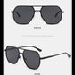 CLLOIO Anti-glare Day Night Vision Glasses Men Women Polarized Driving Sun Glasses Square Aluminum Photochromic Sunglasses UV400