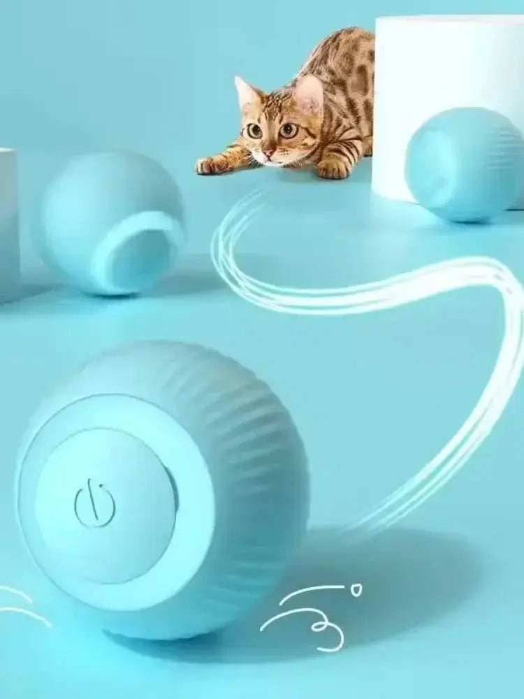 Cat Interactive Ball Training Self-moving Kitten Electric Cat Ball Toys Electronic Automatic Rolling Magic Ball Toys for Cat