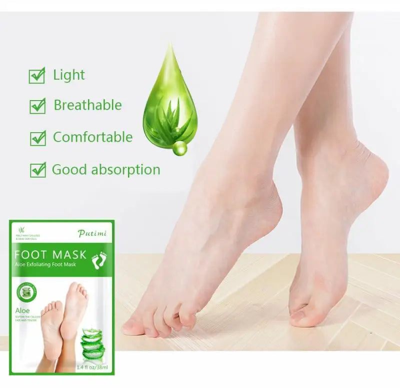 2-10pcs Exfoliating Foot Mask Foot For Remove Dead Skin Calluses Heel Crack Repair Foot Mask Pedicure Socks Foot Skin Care