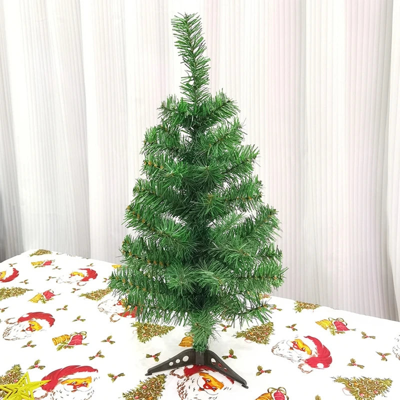 45cm Table-Top Christmas Tree,Artificial Mini Christmas Pine with Decorations Pendants,Parent-Child Interactive DIY Assembly Toy