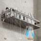 Bathroom Storage Wall Mount Shampoo Makeup Storage Holder Bathroom Accessories No Drilling Wall Shelf Shower Holder for WC