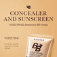 SPF50+ Gold Snail Sunscreen BB Cream Whitening Foundation Concealer Moisturizing Long Lasting Even Skin Tone Makeup Base Primer