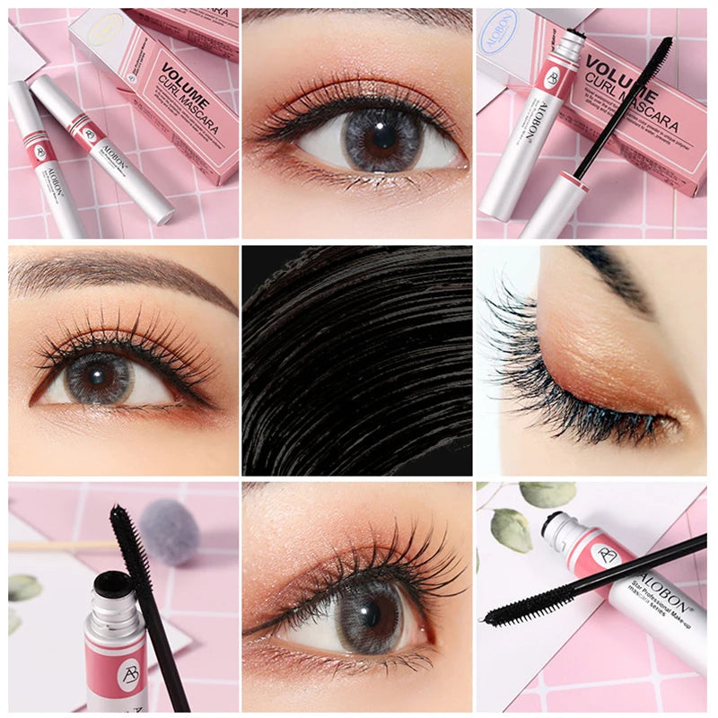 Water-resistant Waterproof Mascara Long-lasting Wear No Smudging Mascara Smudge-proof Waterproof Mascara Fiber Lashes Clump-free