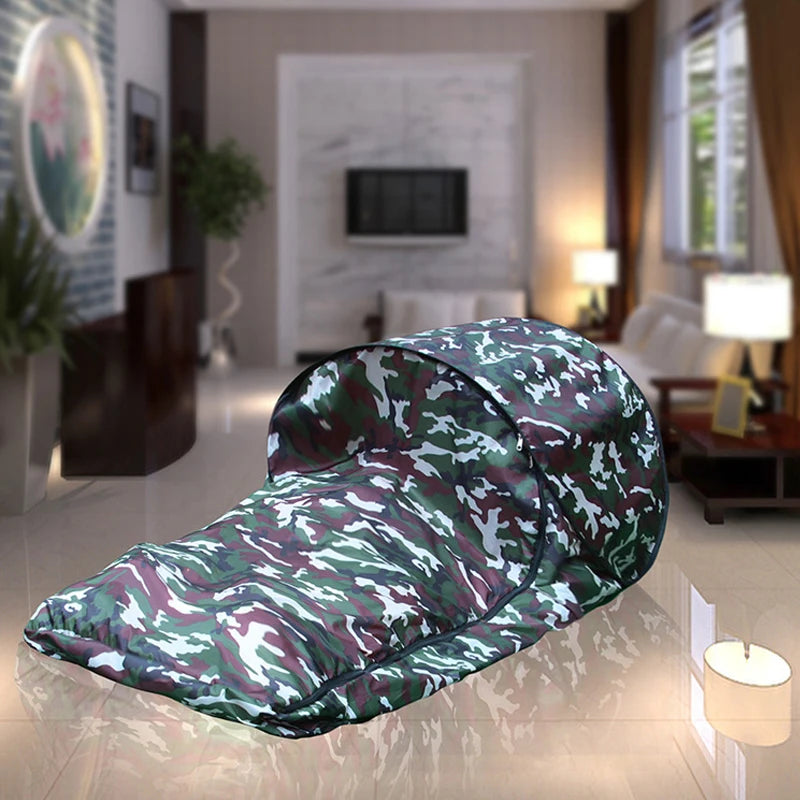 Camouflage Sleeping Bag Case Cover Waterproof Camping Fishing Bivvy Bag Sleeping Bag Protector Covers WITHOUT Liner Accessories