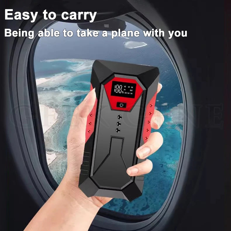 18000mAh Car Jump Starter Portable Power Bank Car Battery Booster 12V Car Starting Device for Petrol Diesel 6.0L/4.0L