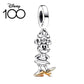 100th Disney 925 Stering Silver Mouse Charms Minnie Clip Pendants Beads Fit Pandora Original Bracelet DIY For Women Jewelry 2024