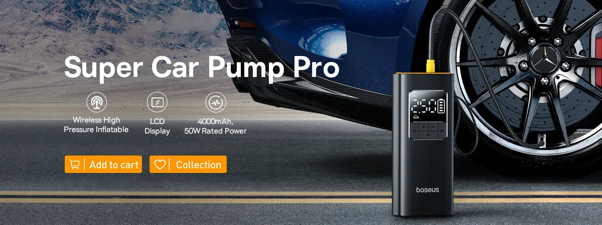 Baseus 3000A Car Jump Starter Power Bank 26800mAh Car Starting Device with PD 100W Fast Charging Car Battery Charger Booster