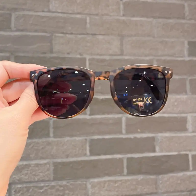 2024 Summer Cute Sunglasses Matte Frame Sun Glasses Baby Decorative Eyeglasses Trendy Boy Eyewear Girls Fsahion