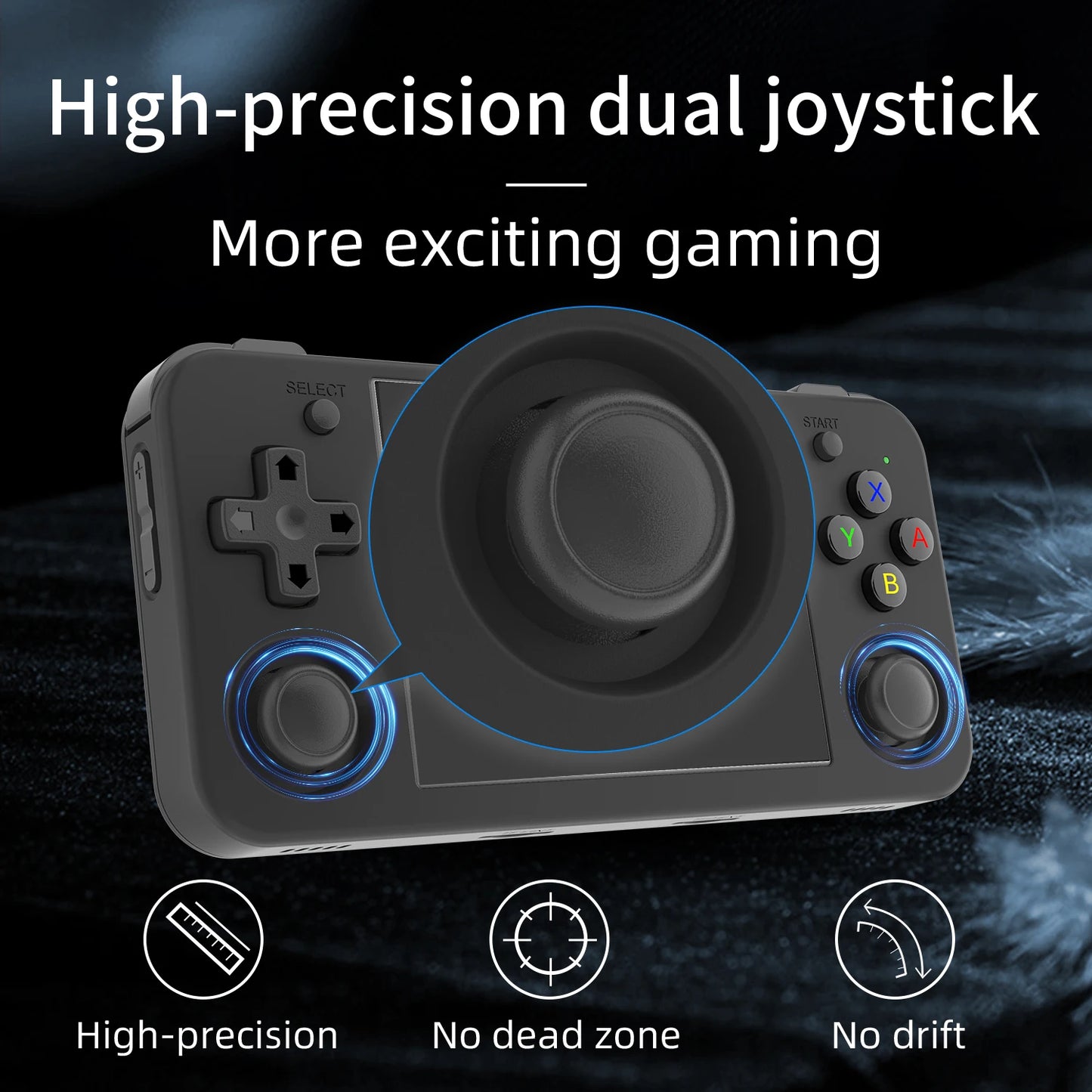 ANBERNIC RG35XX H Handheld Game Console Linux 3.5 inch IPS Screen H700 Retro Video Games Player 3300mAh 64G 5528 Classic Games