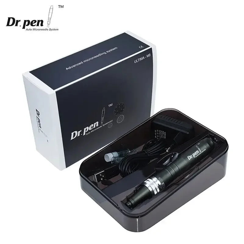 Dr pen Ultima M8 Microneedling Pen Electric Wireless Dermapen M8 With 22pcs Cartridges Microneedle Needling Skin Care Machine