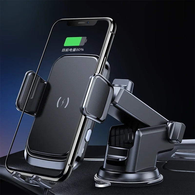 Car Wireless Charger Car Air Vent Phone Holder for iPhone16 15 14 13 12 Samsung Xiaomi Fast Wireless Charger Station Phone Stand