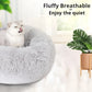 Plush Circular Pet Nest Winter Cat Nest Dog Nest Warm Detachable Washable Round Cat Nest Pet Bed Seasonal Universal Decoration