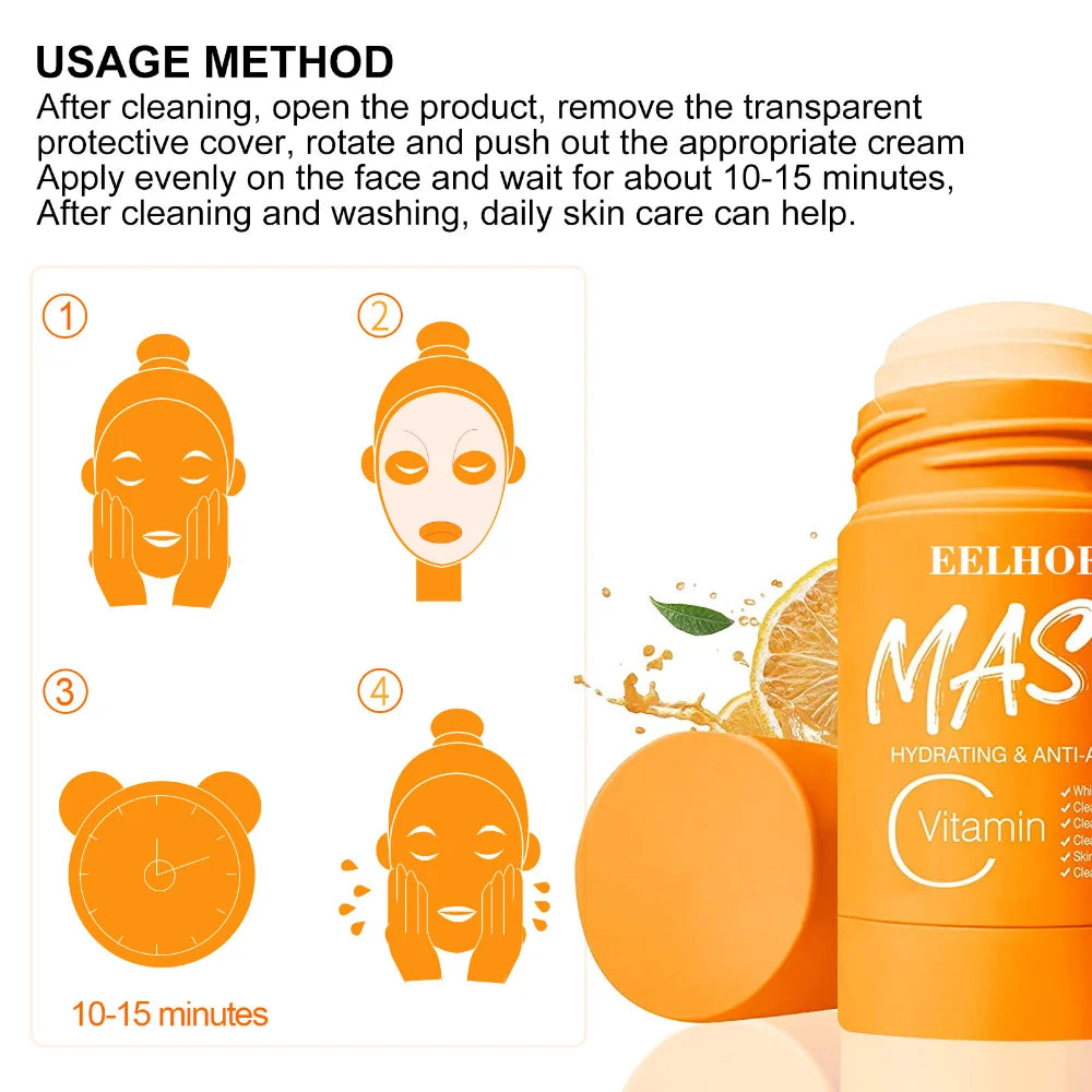 Blackhead Remove Solid Face Mask Stick Black Dots Remover Face Mask Green Tea Mask Skin Care Products Cleaning Shrink Pore Acne