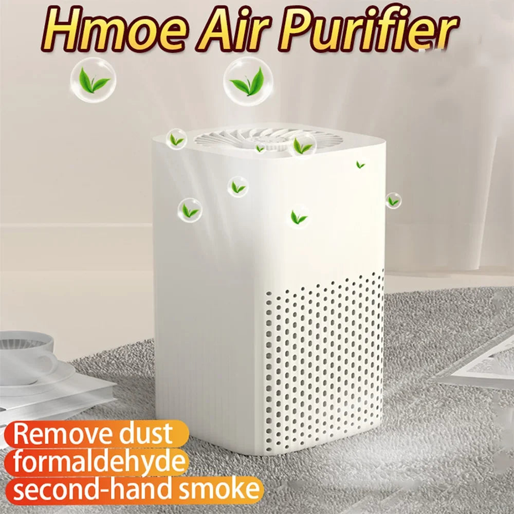 Xiaomi Small Air Purifier Compact Desktop HEPA Filter Air Cleaner Remover Second-hand Smoke Odor for Home Bedroom Office Car