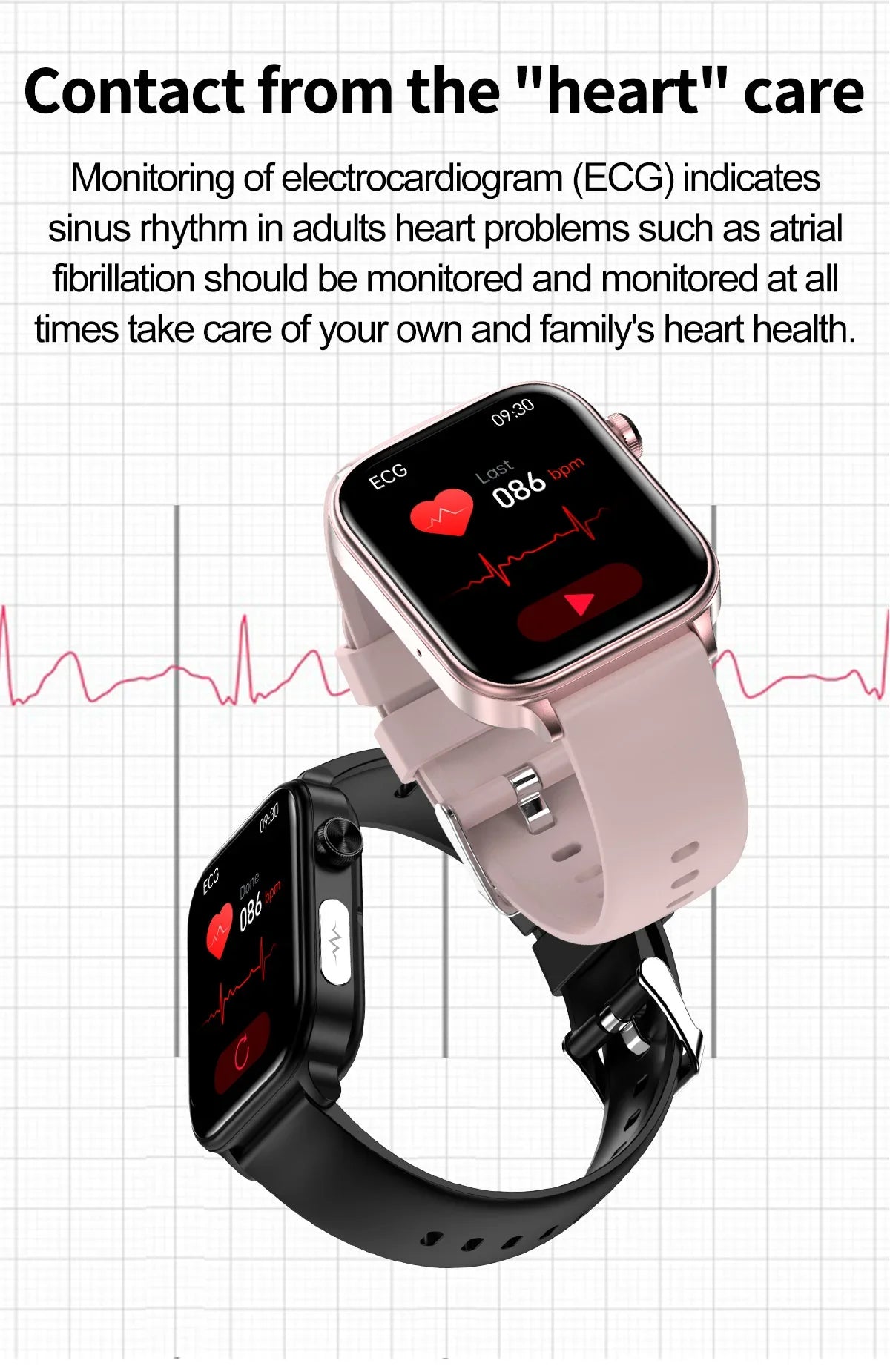 2025 Medical Grade Bulbusbow Smartwatch for Women – Blood Glucose, Lipid, Uric Acid AI Diagnostic & Menstrual Health Tracker