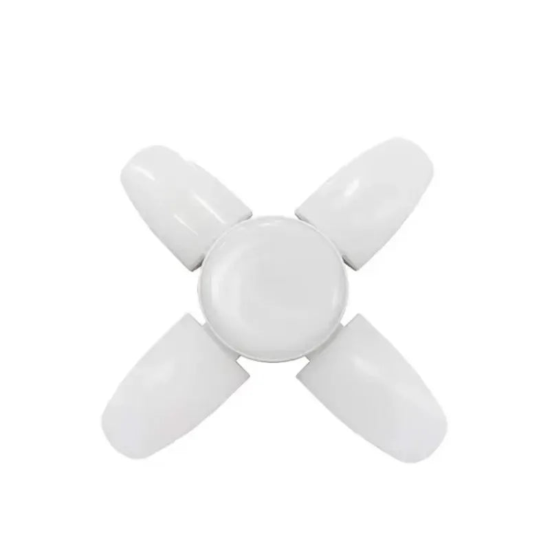 GGbingo Fan Shaped Foldable LED Bulb 40 Bulbs Deformation Suitable For Homes Warehouses and Garages Warm White  Light