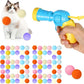 Cat Toys Interactive Launch Training Toy For Pet Kitten Creative Mini Shooting Gun Games Stretch Plush Ball Toys Pet Supplies