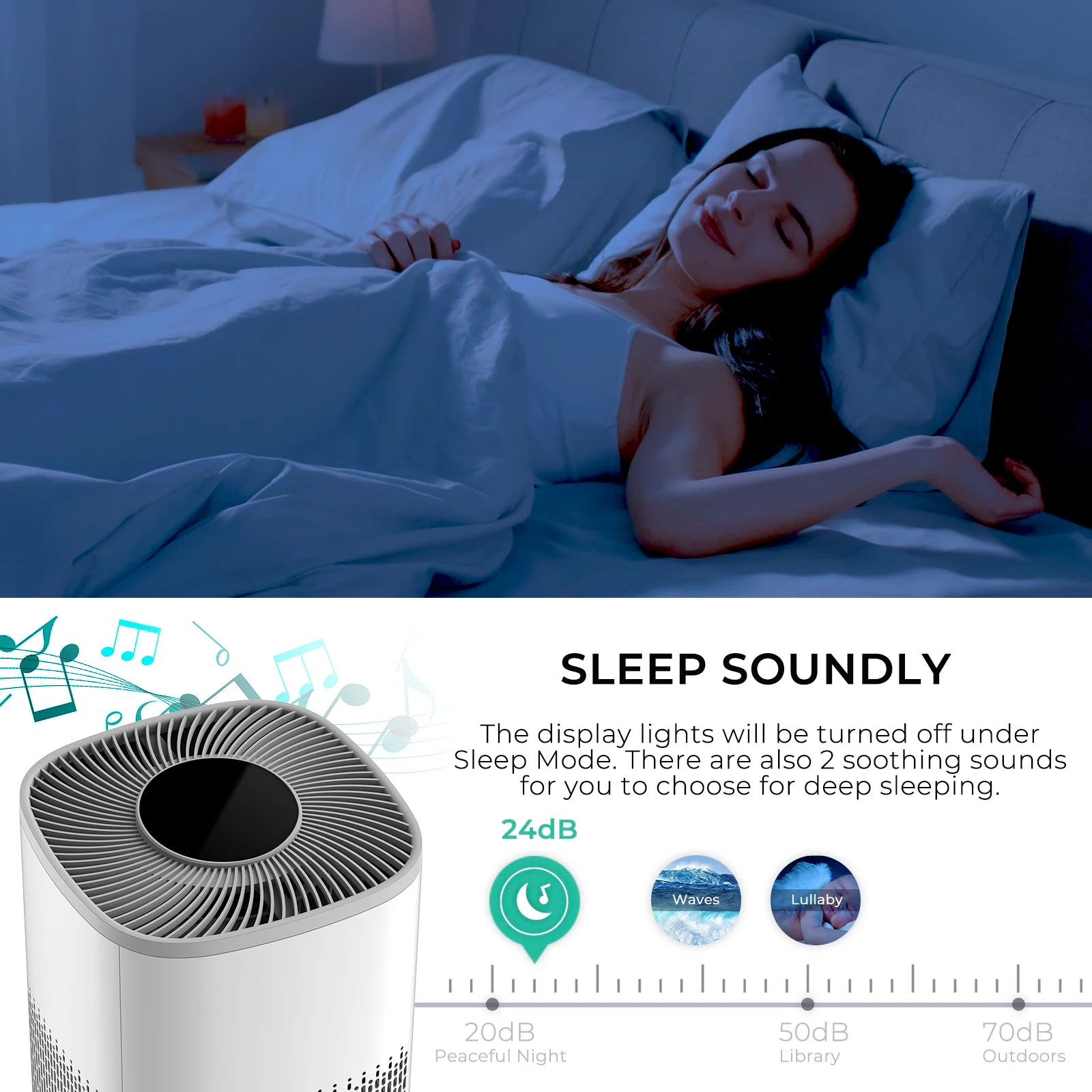 Mi APP Smart Air Purifier Tuya Alexa Remote Control Ozone Genrator HEPA Composite Filter Disinfection Machine For Home Purificad