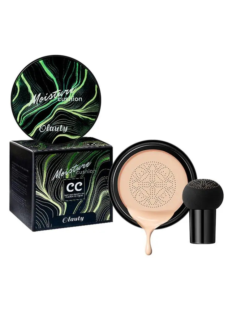 BB CC Cream  Face Foundation Concealer Cushion Mushroom Base Waterproof Brighten Makeup Brightening Tone Cosmetics Make up