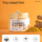 Turmeric Mud Mask Facial Purification Deep Cleansing Brightening Moisturizing Oil Control Beauty Anti-Acne Face Mask Skin Care