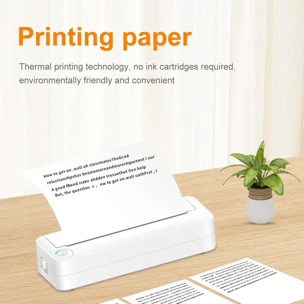 A4 Thermal Paper Thermal Printing Paper 210*30mm for A4 Wireless Bluetooth A40/X8 Printer Paper Roll