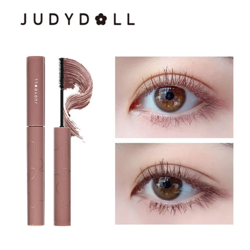 Judydoll Steel Tube Mascara Eyelash Primer Non-Smudge Waterproof Dense Curl Manga Eyes Lash Extension Enlarge Eyes Applicator