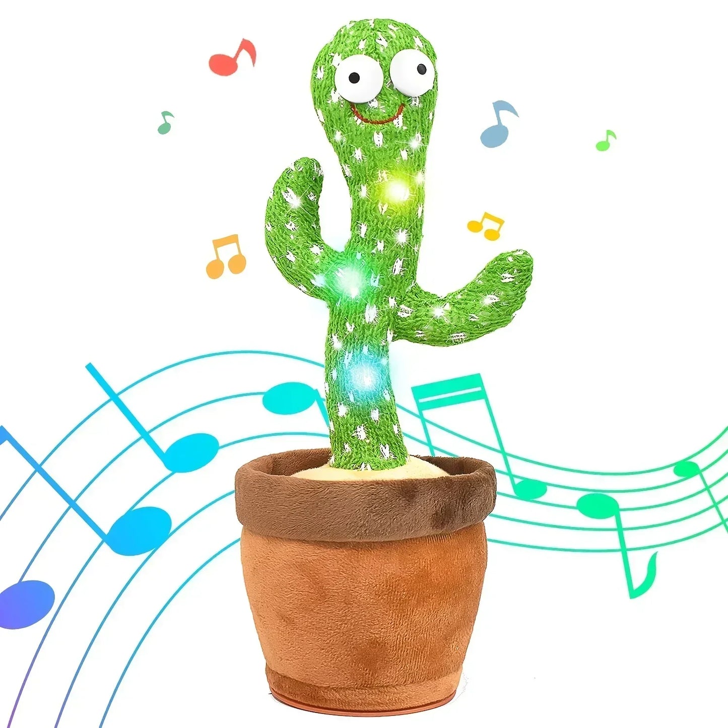 Dancing Talking Cactus Toys Birthday Present Dancing Cactus Electronic Plush Toy Home Decoration for Children Xmas Gifts