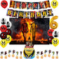 Deadpool And Wolverine Birthday Party Decoration Balloon Banner Backdrop Cake Topper Deadpool and Wolverine Party Supplies