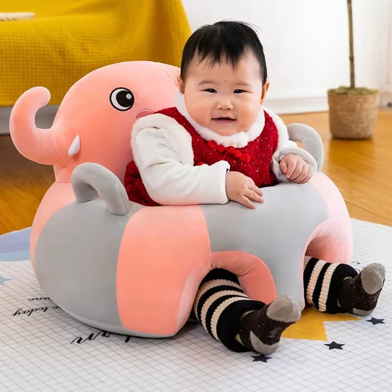 1Pcs Baby Support Seat Sit Up Soft Chair Cushion Sofa Plush Pillow Toy Animal Sofa Seat Pad Without filler